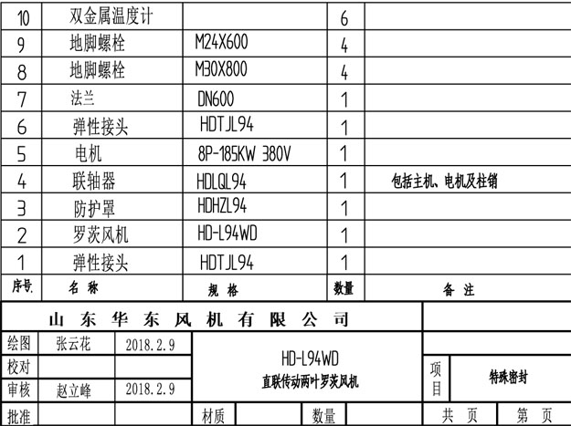 HDL94WD特殊密封羅茨風(fēng)機CAD圖紙.jpg